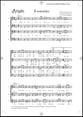 A manniska SATB choral sheet music cover